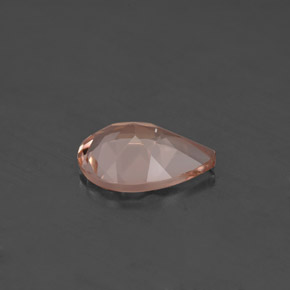 Morganite rose naturelle en forme de poire, 1,53 ct, VS