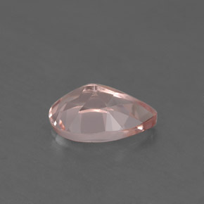 Morganite rose naturelle en forme de poire, 1,21 ct, VVS