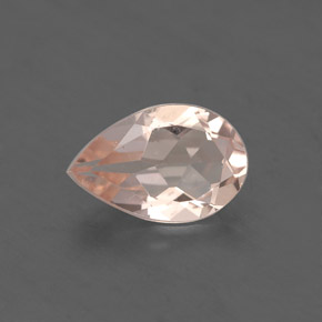 Morganite rose naturelle en forme de poire, 1,15 ct, VS-SI
