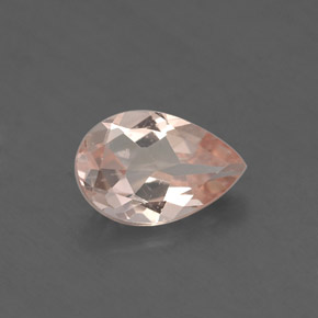 Morganite rose naturelle en forme de poire, 1,15 ct, VS-SI