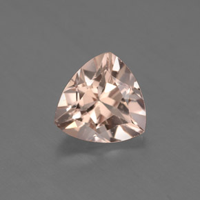 Morganite rose naturelle trillion, 1,84 ct, VS