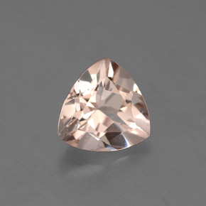 Morganite rose naturelle trillion, 1,84 ct, VS