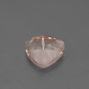 Morganite rose naturelle trillion, 1,84 ct, VS