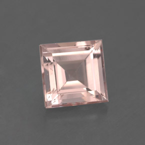 Morganite Rose clair naturelle Carré, 1.84 ct, VS