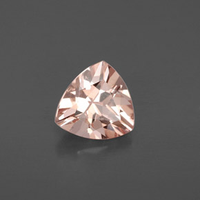 Morganite rose naturelle trillion, 1,63 ct, VS