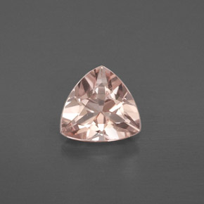 Morganite Rose clair naturelle Trillion, 1.30 ct, VVS-VS