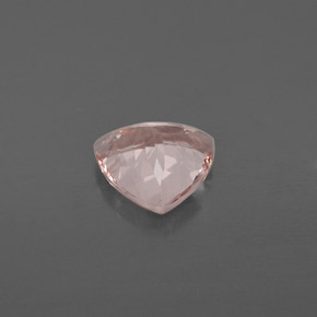 Morganite rose naturelle trillion, 1,44 ct, VVS-VS