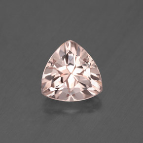 Morganite rose naturelle trillion, 1,55 ct, VS