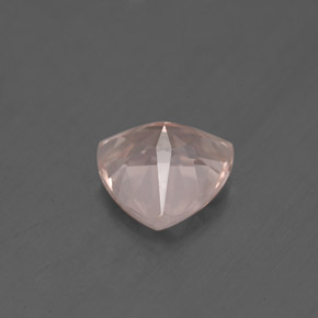 Morganite rose naturelle trillion, 1,55 ct, VS