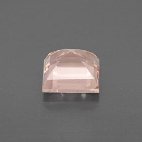 Morganite rose naturelle carré, 2,17 ct, VS