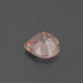 Morganite rose naturelle forme de coeur, 1,07 ct, VS