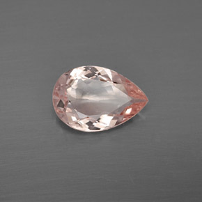 Morganite rose naturelle en forme de poire, 1,28 ct, VVS-VS