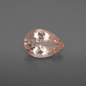 Morganite rose naturelle en forme de poire, 1,77 ct, VS-SI