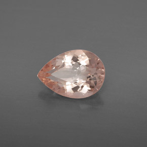 Morganite rose naturelle en forme de poire, 1,77 ct, VS-SI