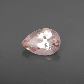 Morganite rose naturelle en forme de poire, 1,83 ct, VS