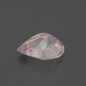 Morganite rose naturelle en forme de poire, 1,86 ct, VS