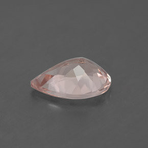 Morganite rose naturelle en forme de poire, 1,54 ct, VS