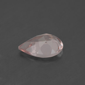 Morganite rose naturelle en forme de poire, 1,58 ct, VS
