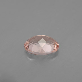 Morganite rose naturelle coupe ovale, 1,15 ct, VVS