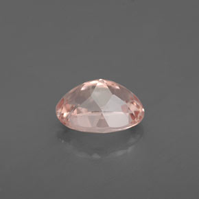 Morganite rose naturelle coupe ovale, 1,35 ct, VS-SI