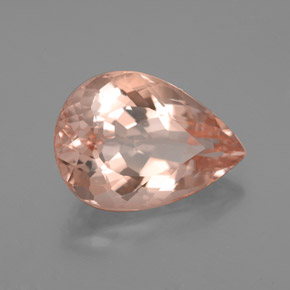 Morganite Rose clair naturelle En forme de poire, 4.93 ct, VS