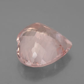 Morganite rose naturelle forme de coeur, 7,33 ct, VVS-VS