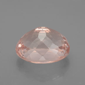 Morganite rose naturelle coupe ovale, 5,42 ct, VVS