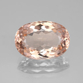 Morganite rose naturelle coupe ovale, 4,47 ct, VS