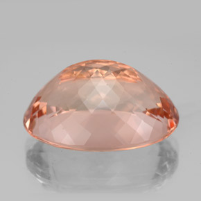 Morganite rose naturelle coupe ovale, 13,30 ct, VVS-VS