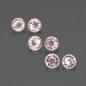 Achetez naturel ct rose morganite gems, coupe roude, en provenance afghanistan chez gemselect. en stock, livraison internationale!