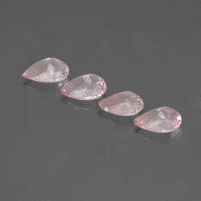 Morganite Rose clair naturelle En forme de poire, 2.39 ct, VS