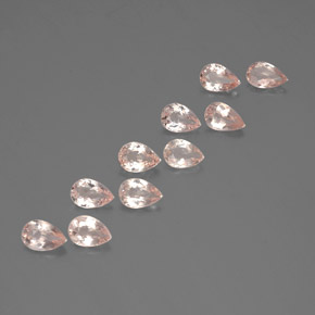 Achetez naturel ct rose morganite gems, en forme de poire, en provenance afghanistan chez gemselect. en stock, livraison internationale!