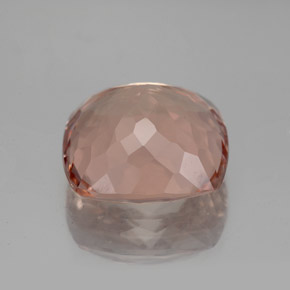 Morganite rose naturelle coupe coussin, 6,93 ct, VVS