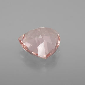 Morganite rose naturelle trillion, 3,74 ct, VVS-VS