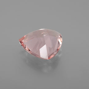 Morganite rose naturelle trillion, 3,18 ct, VS
