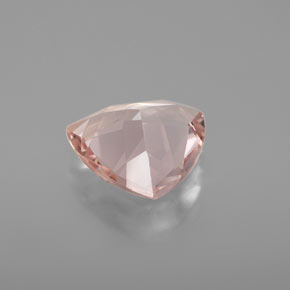 Morganite rose naturelle trillion, 2,94 ct, VS