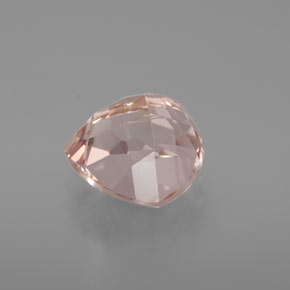 Morganite rose naturelle trillion, 4,65 ct, VVS-VS