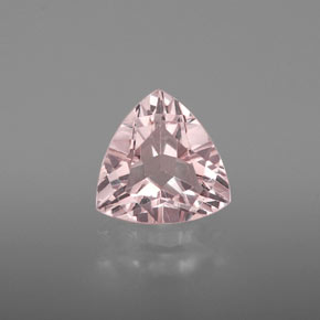 Morganite Saumon Rose naturelle Trillion, 1.39 ct, VVS-VS