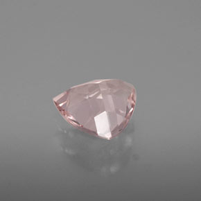 Morganite Saumon Rose naturelle Trillion, 1.39 ct, VVS-VS