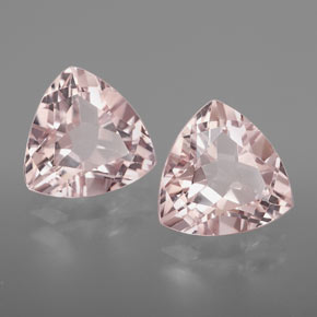 Achetez naturel ct Saumon Rose Morganite gems, Trillion, En provenance Afghanistan chez GemSelect. En stock, livraison internationale!
