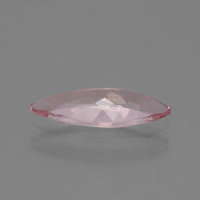 Morganite rose naturelle marquise, 1,32 ct, VS
