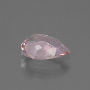 Morganite Rose clair naturelle En forme de poire, 1.18 ct, VS