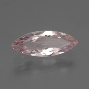 Morganite rose naturelle marquise, 1,10 ct, VS-SI
