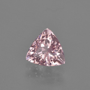 Morganite Rose clair naturelle Trillion, 1.21 ct, VVS-VS