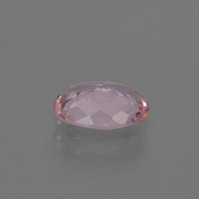 Morganite rose naturelle coupe ovale, 1,19 ct, VS-SI
