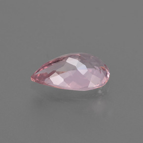 Morganite rose naturelle en forme de poire, 1,31 ct, VS