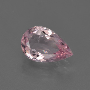 Morganite rose naturelle en forme de poire, 1,15 ct, VS