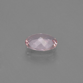 Morganite rose naturelle coupe ovale, 0,84 ct, VVS-VS