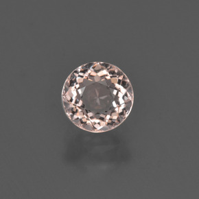 Morganite Rose clair naturelle Coupe roude, 0.76 ct, VS