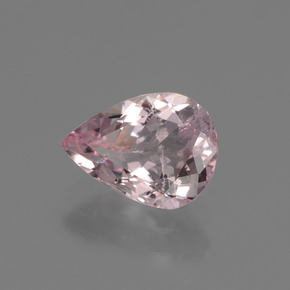 Morganite rose naturelle en forme de poire, 1,08 ct, VS